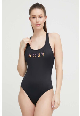 Roxy Цял бански Active в черно с леко подплатена чашка - Pepit.bg
