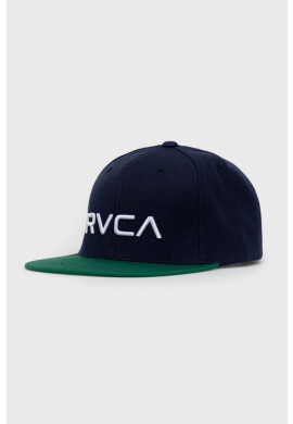 RVCA Шапка в тъмносиньо с апликация - Pepit.bg