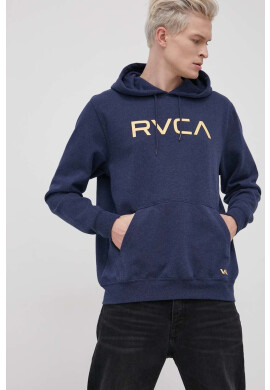 RVCA Суичър мъжки в тъмносиньо с принт - Pepit.bg