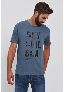 s.Oliver Памучна тениска с принт - Pepit.bg