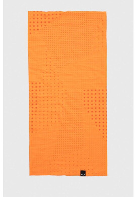 Salewa Кръгъл шал Icono Fluo в зелено с десен - Pepit.bg