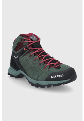 Salewa Обувки Alp Mate Mid в зелено с лека изолация - Pepit.bg