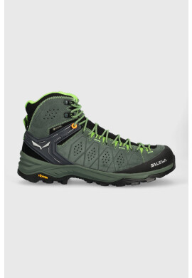 Salewa Обувки Alp Trainer 2 Mid GTX в зелено с изолация - Pepit.bg