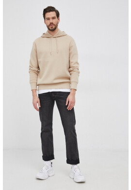 Samsoe Samsoe Суичър мъжка в жълто с изчистен дизайн - Pepit.bg