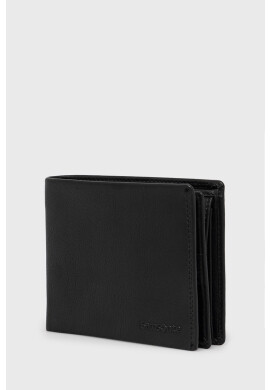 Samsonite Кожен портфейл мъжки в черно - Pepit.bg