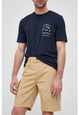 Scotch & Soda Памучен къс панталон мъжки в бежово - Pepit.bg