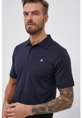 Scotch & Soda Памучна тениска с яка - Pepit.bg