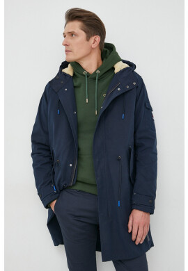Scotch & Soda Парка мъжка в тъмносиньо с преходна изолация - Pepit.bg