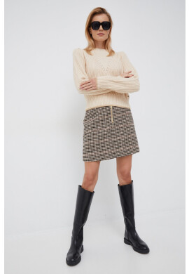 Scotch & Soda Пуловер с вълна дамски в бежово - Pepit.bg