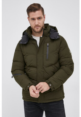 Scotch & Soda Яке мъжка в кафяво с преходна изолация с уголемена кройка - Pepit.bg