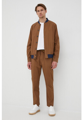 Scotch & Soda Яке мъжка в кафяво с преходна изолация с уголемена кройка - Pepit.bg