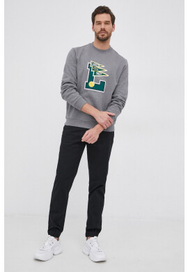 Sisley Панталон мъжки в черно с кройка тип jogger - Pepit.bg