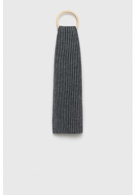 Sisley Шал с вълна в сиво с десен - Pepit.bg