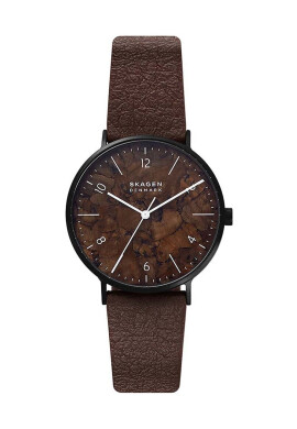 Skagen Часовник мъжки в тъмносиньо - Pepit.bg