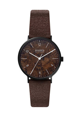 Skagen Часовник мъжки в тъмносиньо - Pepit.bg