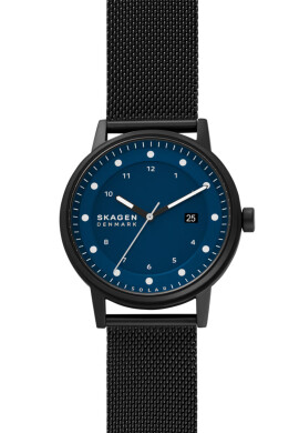 Skagen Часовник мъжки в черно - Pepit.bg