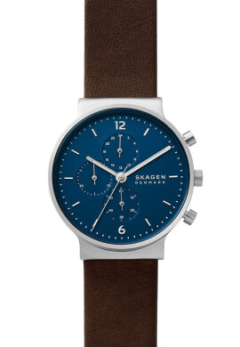 Skagen Часовник мъжки в сребристо - Pepit.bg
