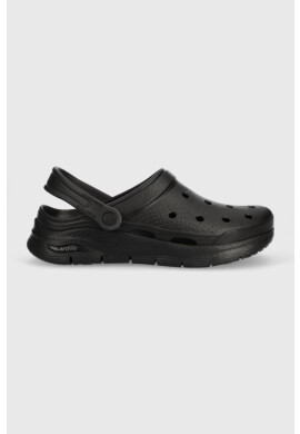 Skechers Чехли в черно - Pepit.bg