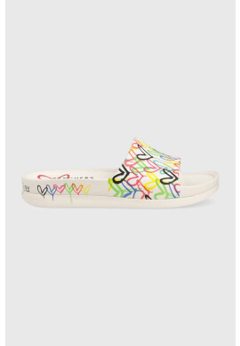 Skechers Чехли в бяло - Pepit.bg