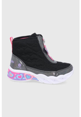Skechers Детски апрески в черно - Pepit.bg