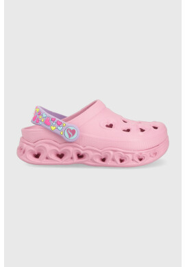 Skechers Детски чехли в розово - Pepit.bg