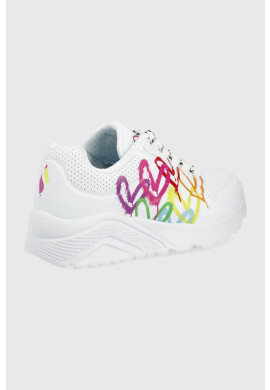 Skechers Детски маратонки в бяло - Pepit.bg