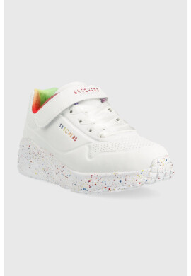 Skechers Детски маратонки в бяло - Pepit.bg