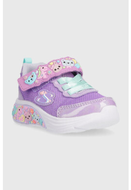 Skechers Детски маратонки в лилаво - Pepit.bg