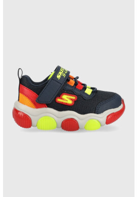 Skechers Детски маратонки Mighty Glow в тъмносиньо - Pepit.bg