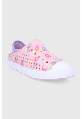 Skechers Детски ниски кецове в розово - Pepit.bg