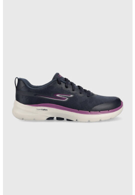 Skechers Обувки за бягане GOwalk 6 в тъмносиньо - Pepit.bg
