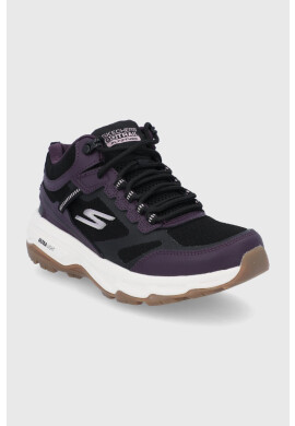 Skechers Обувки в черно с равна подметка - Pepit.bg