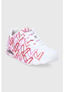 Skechers Обувки в бяло - Pepit.bg