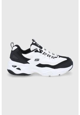 Skechers Обувки в бяло с платформа - Pepit.bg
