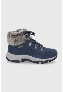 Skechers Велурени апрески в тъмносиньо - Pepit.bg
