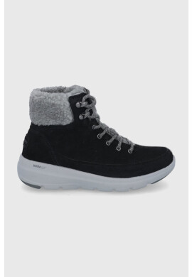 Skechers Велурени апрески в сиво - Pepit.bg