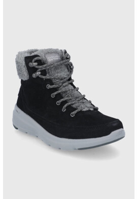 Skechers Велурени апрески в сиво - Pepit.bg