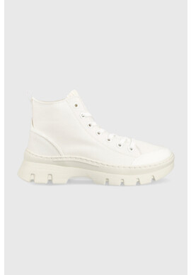 Skechers Високи кецове в бяло - Pepit.bg