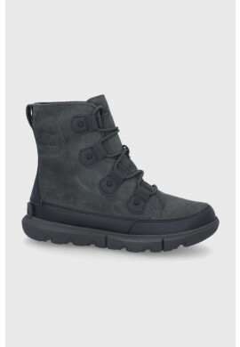 Sorel Кожени обувки Explorer Boot WP мъжки в сиво - Pepit.bg