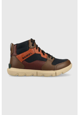 Sorel Маратонки Explorer Sneaker Mid в кафяво - Pepit.bg