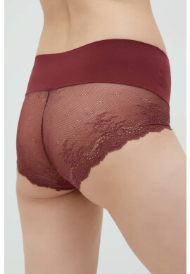 Spanx Оформящи бикини в бордо - Pepit.bg