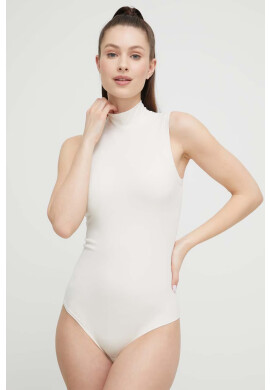 Spanx Оформящо боди в бежово с изчистен дизайн - Pepit.bg