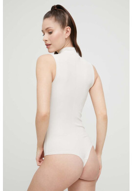 Spanx Оформящо боди в бежово с изчистен дизайн - Pepit.bg