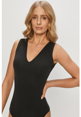 Spanx Оформящо боди с шпиц деколте - Pepit.bg