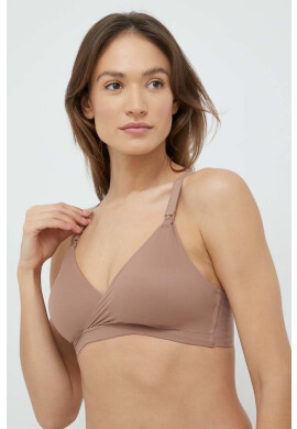 Spanx Сутиен за кърмене в кафяво с изчистен дизайн - Pepit.bg