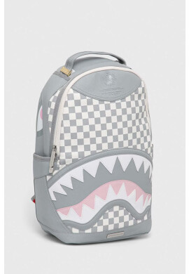 Sprayground Раница в сиво голям размер с десен - Pepit.bg