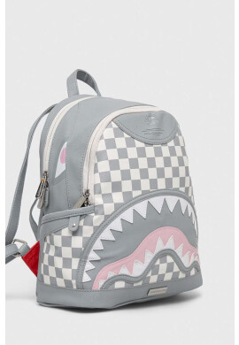Sprayground Раница в сиво голям размер с десен - Pepit.bg