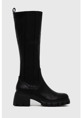 Steve Madden Ботуши Abrupt в черно с равна подметка - Pepit.bg