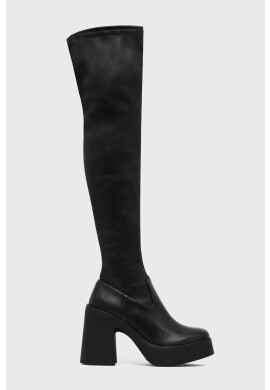 Steve Madden Ботуши Clifftop в черно с висок ток - Pepit.bg