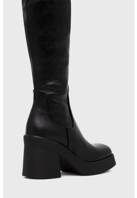 Steve Madden Ботуши Seasons в черно с платформа - Pepit.bg